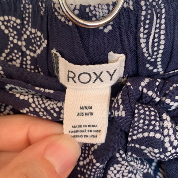 Roxy South Of World Cropped Wide Leg Beach Pants - Picture 9 of 9